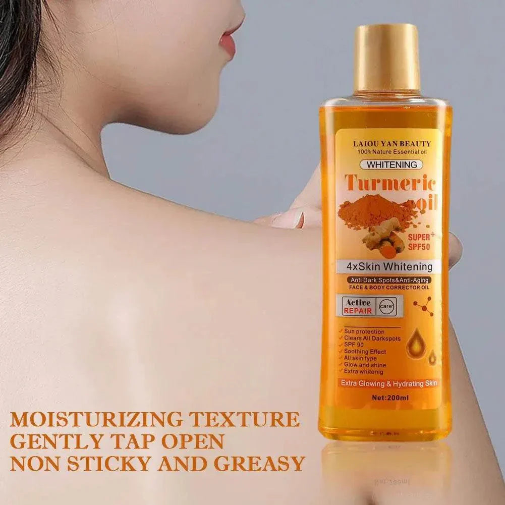 200ml Turmeric Oil Essential Oil Ginger Deep Hydration Serum Oil