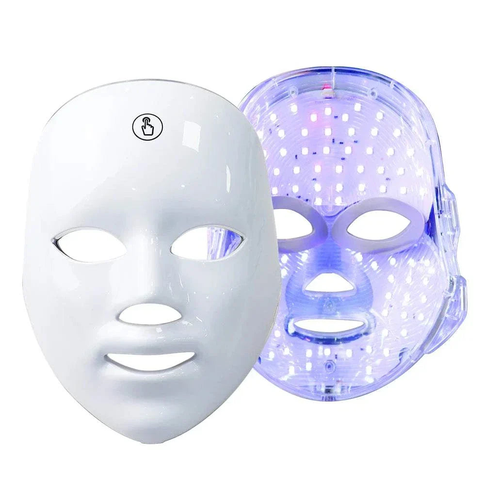 7 Colors LED Facial Mask Photon Therapy for Acne & Wrinkles