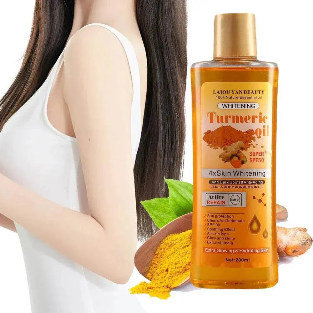 200ml Turmeric Oil Essential Oil Ginger Deep Hydration Serum Oil