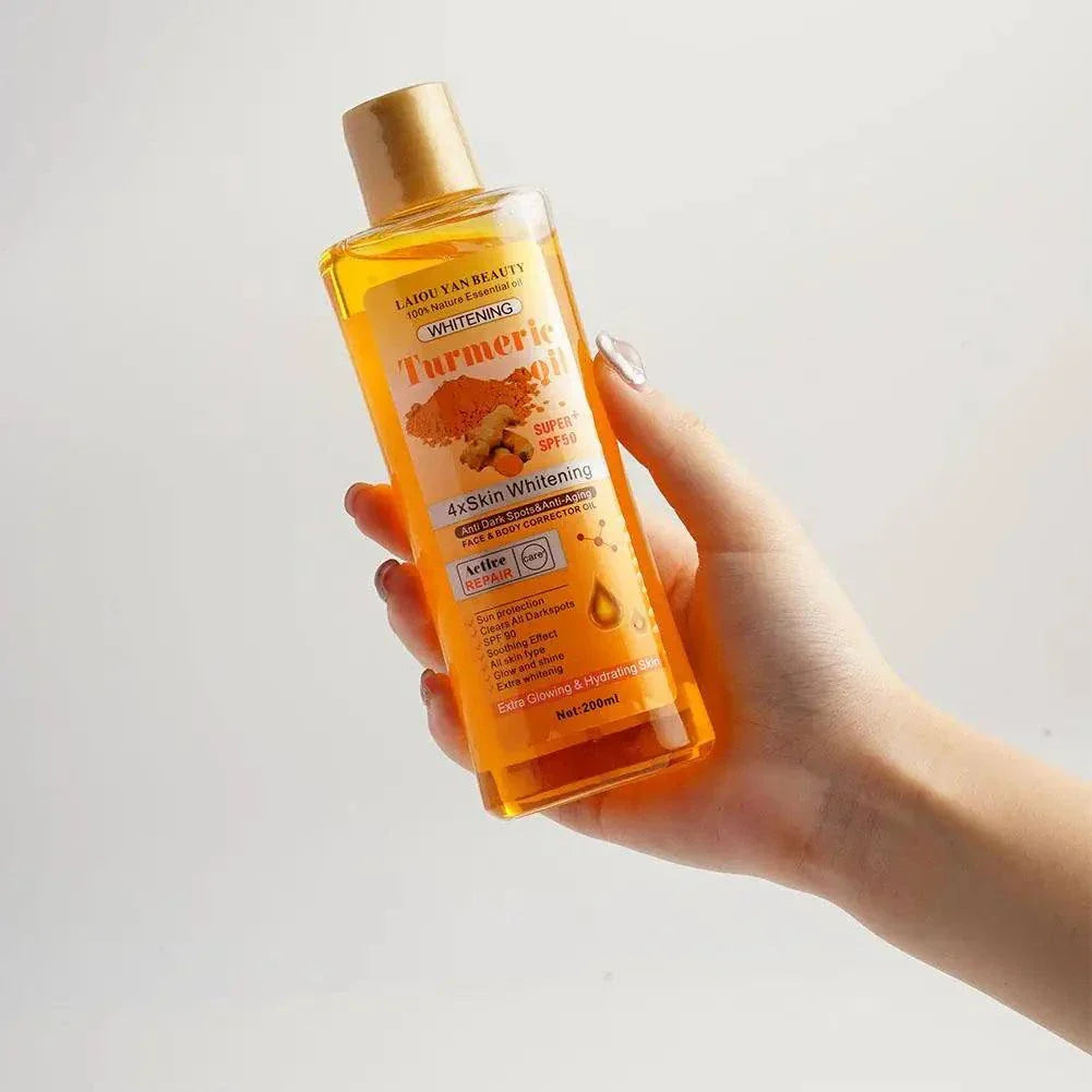 200ml Turmeric Oil Essential Oil Ginger Deep Hydration Serum Oil