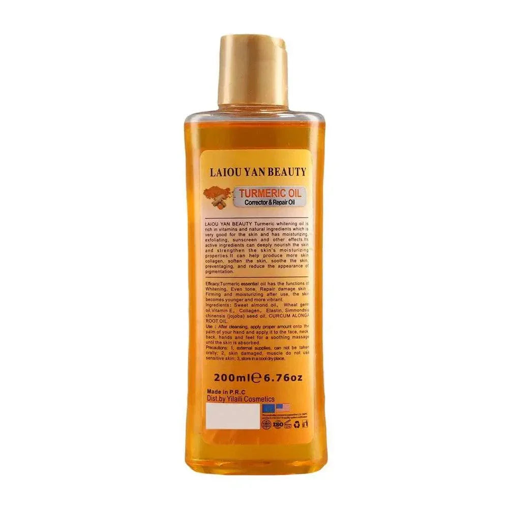 200ml Turmeric Oil Essential Oil Ginger Deep Hydration Serum Oil