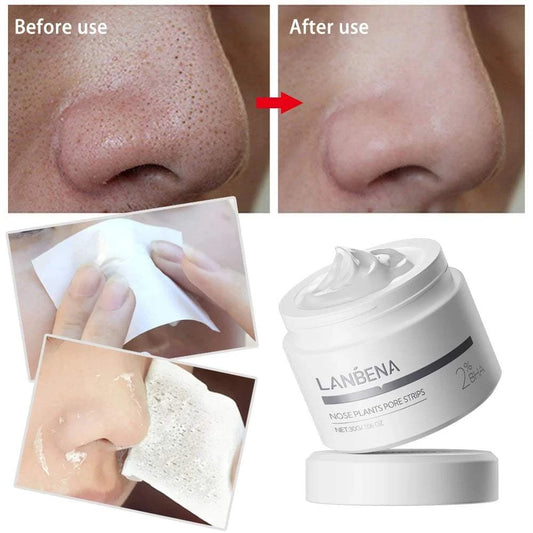 LANBENA New Style  Blackhead Remover Nose Mask Pore Strip Black Mask Peeling  Black Deep Cleansing Skin Care Beauty Health