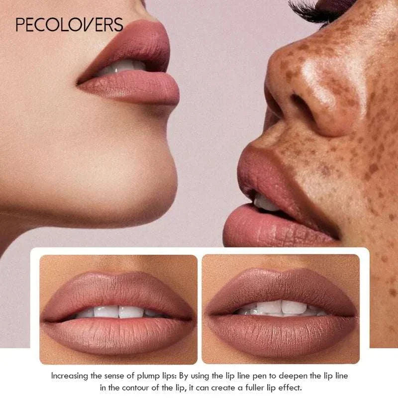 Nude Velvet Matte Lipstick Long Lasting Waterproof Color Glaze