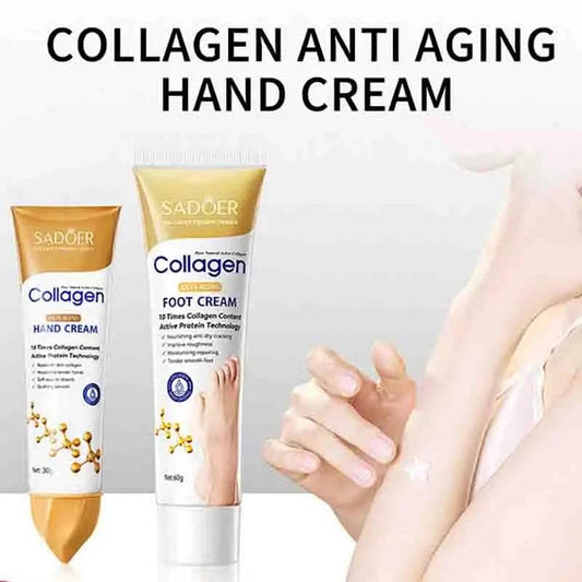SADOER Collagen Hand and Foot Cream for Moisturizing and Repairing Skin