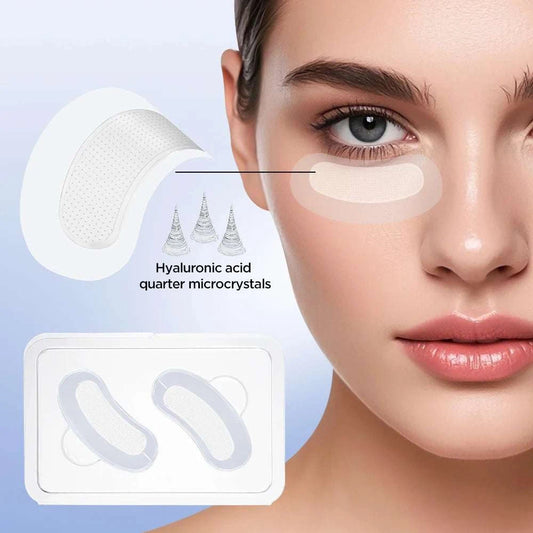 1-10PCS Hyaluronic Acid Microneedle Eye Patches Mask for Anti Wrinkle Aging Dark Circle Moisturizing Under Eye Gel Pad Skin Care