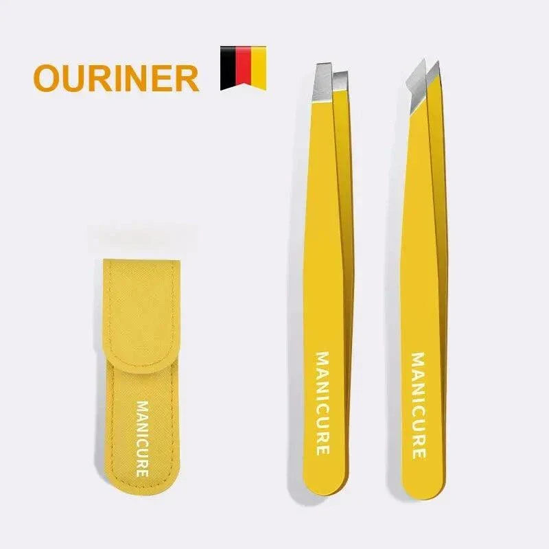 Eyebrow Tweezer Colorful Hair Beauty Tools Stainless Steel