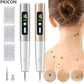 Laser Plasma Pen for mole and wart removal with LED screen, 15 adjustable levels, and rechargeable battery.