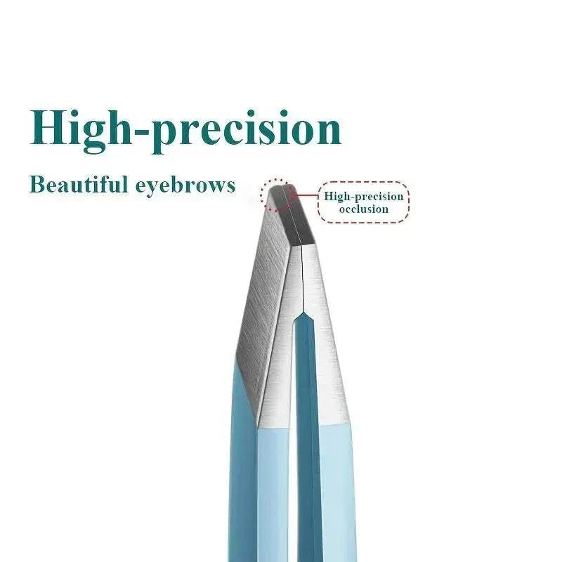 Eyebrow Tweezer Colorful Hair Beauty Tools Stainless Steel