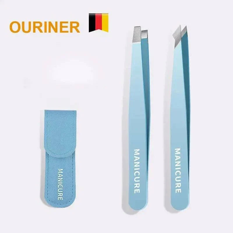 Eyebrow Tweezer Colorful Hair Beauty Tools Stainless Steel